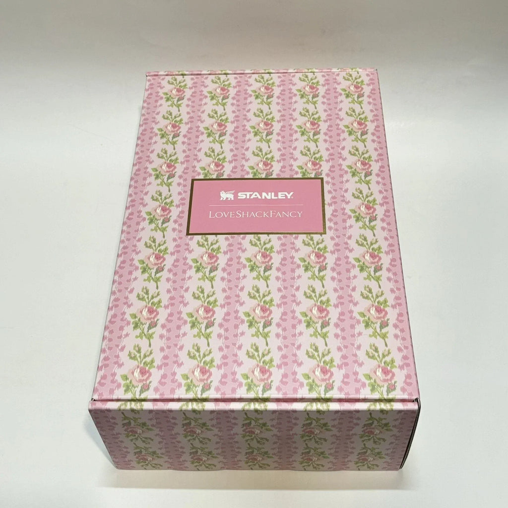 Stanley x LoveShackFancy Flowstate Quencher 40oz Tumbler Blooming Heirloom NEW